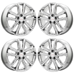 19" GMC Terrain Chevy Equinox Bright Chrome wheels rims Factory OEM set 5836