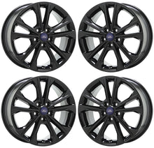 Load image into Gallery viewer, 17&quot; Ford Escape Gloss Black wheels rims Factory OEM set 10108 EXCHANGE
