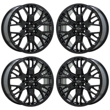 Load image into Gallery viewer, 21&quot; Chevrolet Blazer Gloss Black wheels rims Factory OEM set 14085 EXCHANGE
