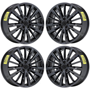 20" Infiniti QX60 Black Chrome wheels rims OEM set 4 73783 -