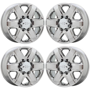 20" Chevrolet Silverado 2500 3500 PVD Chrome wheels rims Factory OEM set 5962