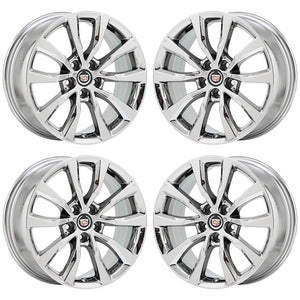 19" Cadillac XTS Sedan PVD Chrome wheels rims Factory OEM GM set 4729 EXCHANGE