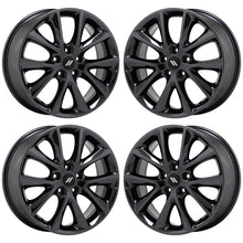 Load image into Gallery viewer, EXCHANGE 20&quot; Jeep Grand Cheroke Black Chrome wheels rims Factory OEM set 4 2496
