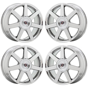 18" Cadillac XLR CTS PVD Chrome wheels rims Factory OEM NEW set 4576 EXCHANGE