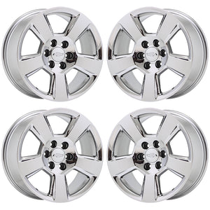 20" Chevrolet GMC Silverado Sierra 1500 PVD Chrome wheels rims Factory OEM 5652