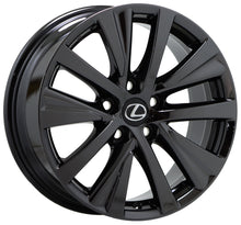 Load image into Gallery viewer, 17&quot; Lexus ES300 ES350 Black Chrome wheels rims Factory OEM set 74374 EXCHANGE
