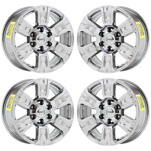 18" Nissan Titan PVD Chrome wheels rims Factory OEM set 4 62752 EXCHANGE