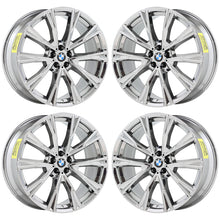 Load image into Gallery viewer, 22&quot; BMW X7 Chrome wheels rims Factory OEM set 86534 86539 G07 STYLE 758
