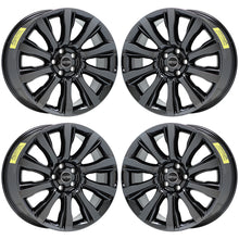 Load image into Gallery viewer, 21x9.5 Range Rover HSE Black Chrome wheels rims Factory OEM set 4 72246
