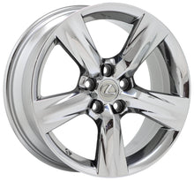 Load image into Gallery viewer, 18x8.5 Lexus IS250 IS350 PVD Chrome wheel rim Factory OEM rear 74291
