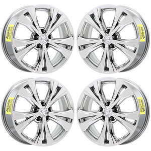 18" Nissan Rogue PVD Chrome wheels rims Factory OEM set 62747 EXCHANGE