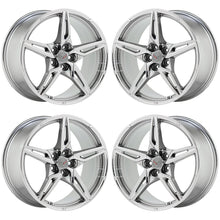 Load image into Gallery viewer, 19x8.5 20x11 Corvette C8 PVD Chrome wheels rims Factory OEM 14007 14008 EXCHANGE
