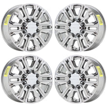 Load image into Gallery viewer, 20&quot; GMC Sierra 2500 3500 PVD Chrome wheels rims Factory OEM GM set 5957
