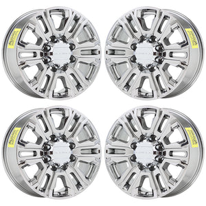 20" GMC Sierra 2500 3500 Bright Chrome wheels rims Factory OEM GM 5957 EXCHANGE