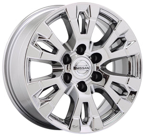 18" Nissan Armada Titan PVD Chrome wheels rims Factory OEM set 4 62726 EXCHANGE