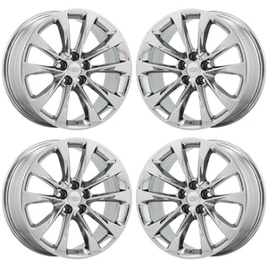 20" Cadillac CT6 PVD Chrome wheels rims Factory OEM SET 4866