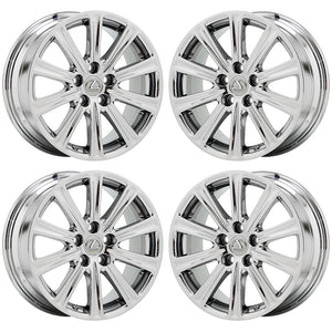 17" Lexus NX200 NX300 PVD Chrome wheels rims Factory OEM set 74326 EXCHANGE