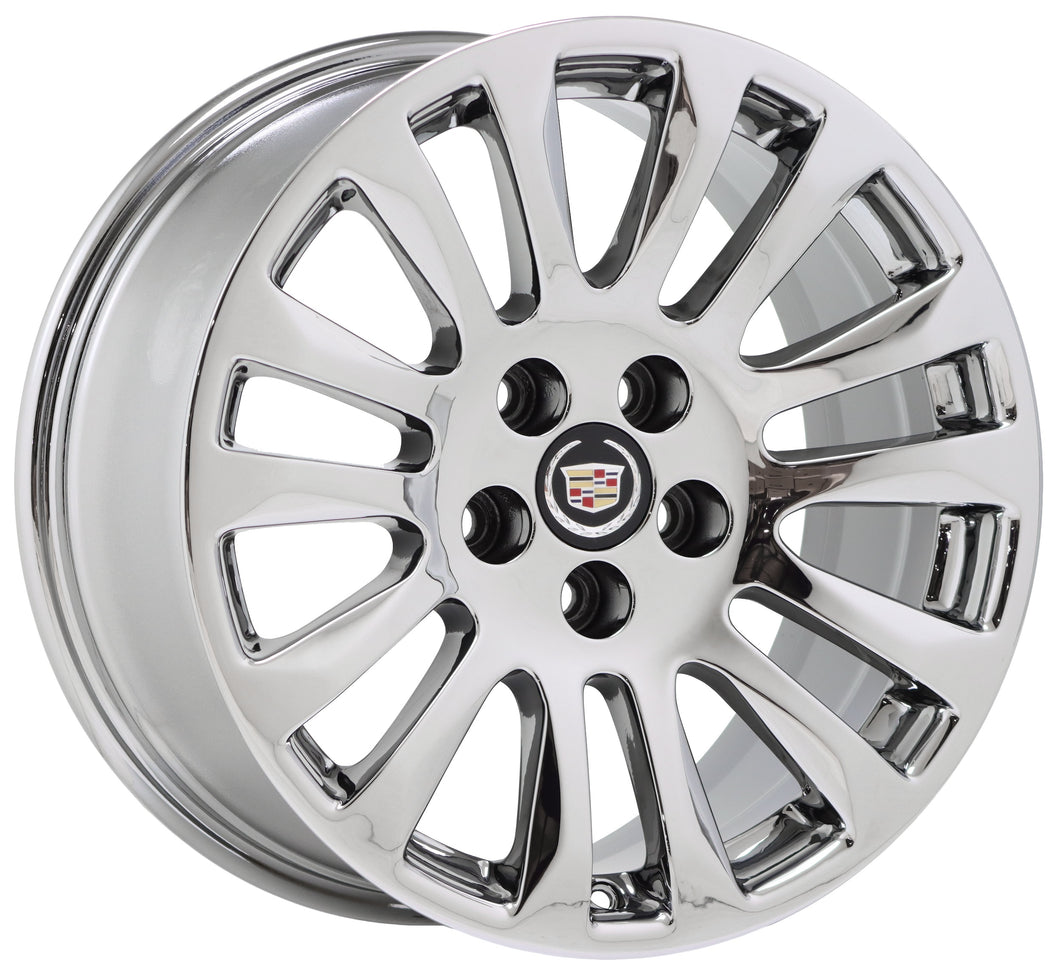 18x9 Cadillac CTS sedan PVD Chrome wheel rim Factory OEM 4673