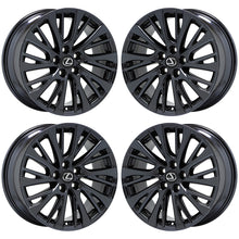 Load image into Gallery viewer, 18&quot; Lexus ES350 Black Chrome wheels rims Factory OEM set 74376 EXCHANGE
