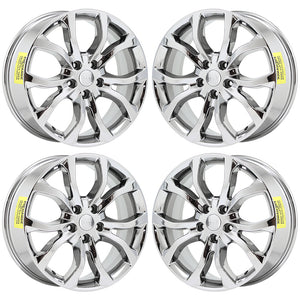 20" Jeep Grand Cherokee PVD Chrome wheels rims Factory OEM 2016 2018 set 4 2568