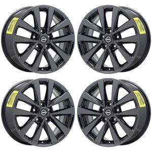 17" Nissan Altima Black Chrome wheels rims Factory OEM set 62719 EXCHANGE