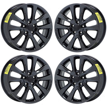 Load image into Gallery viewer, 20&quot; Jeep Grand Cherokee Black Chrome wheels rims Factory OEM set 9157 9168
