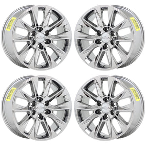 20" Chevrolet Silverado 1500 Bright Chrome wheels rims Factory OEM 5919 EXCHANGE