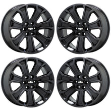 Load image into Gallery viewer, 22&quot; Sierra Silverado 1500 Black Chrome wheels rims Factory OEM GM 5665 EXCHANGE
