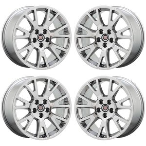 19" Cadillac CTS Coupe PVD Chrome wheels rims Factory OEM set 4671 EXCHANGE