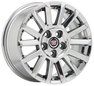 17" Cadillac CTS Sedan Bright Chrome wheels rims Factory OEM set 4668 EXCHANGE