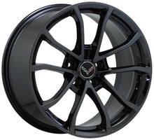 Load image into Gallery viewer, 19&quot; 20&quot; Corvette C6 C7 Black Chrome wheels rims Factory OEM 5542 5543 EXCHANGE
