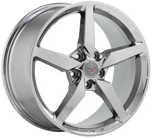 18" 19" Chevrolet Corvette Stingray C7 Chrome wheels rims OEM 5632 5638 EXCHANGE