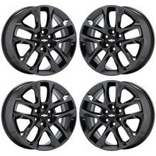 Load image into Gallery viewer, 18&quot; Chevrolet Blazer Black Chrome wheels rims Factory OEM set 5843
