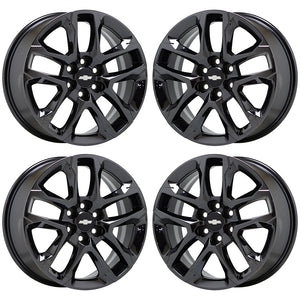 18" Chevrolet Blazer Black Chrome wheels rims Factory OEM set 5843