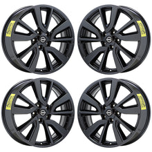 Load image into Gallery viewer, 19&quot; Nissan Rogue Sport Black Chrome wheels rims Factory OEM set 62748 EXCHANGE
