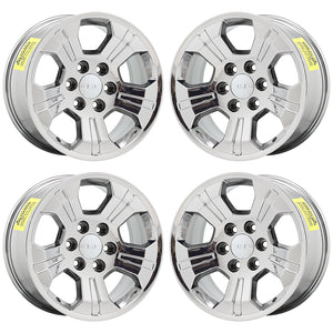 18" GMC Sierra 1500 Z71 PVD Chrome wheels rims Factory OEM set 4 5647