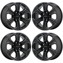 Load image into Gallery viewer, 18&quot; GMC Sierra Yukon 1500 Black Chrome wheels OEM 2019 2020 set 5910 EXCHANGE
