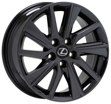 Load image into Gallery viewer, EXCHANGE 17&quot; Lexus ES300 ES350 Black Chrome wheels rims Factory OEM set 4 74333
