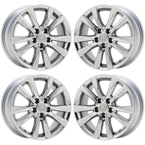 17" Lexus ES350 PVD Chrome wheels rims Factory OEM set 74224 EXCHANGE