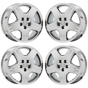 18" Lexus LS430 Bright Chrome wheels rims Factory OEM set 74179 EXCHANGE