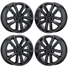 Load image into Gallery viewer, 19&quot; GMC Terrain Black Chrome wheels rims Factory OEM set 5836
