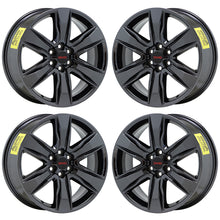 Load image into Gallery viewer, 20&quot; GMC Acadia Black Chrome wheels rims Factory Original OEM set 5799 EXCHANGE
