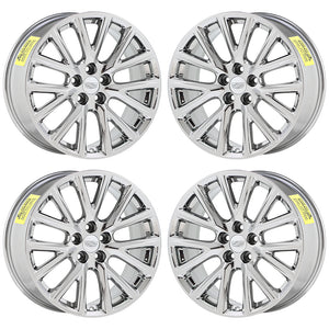 20" Cadillac XT4 CT5 PVD Chrome wheels rims Factory OEM set 2019-2023 - 4825