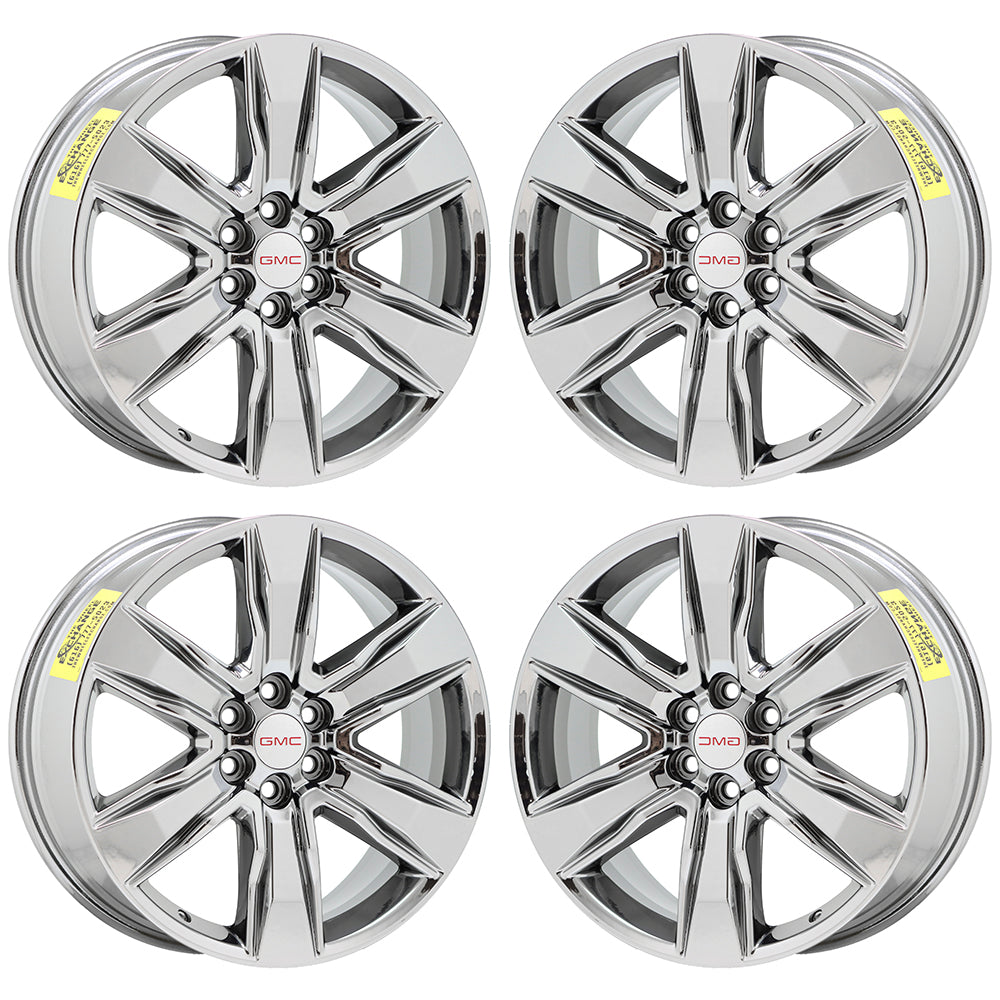 EXCHANGE 20 GMC Acadia PVD Chrome Wheels Rims Factory OEM Set 5799 – The  Wheel Exchange