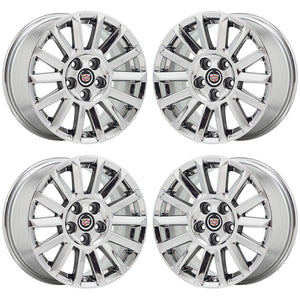 17" Cadillac CTS Sedan PVD Chrome wheels rims Factory OEM GM set 4 4668