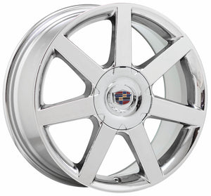 18" Cadillac XLR CTS PVD Chrome wheels rims Factory OEM NEW set 4576 EXCHANGE