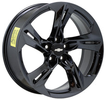 Load image into Gallery viewer, 20x8.5&quot; 20x9.5&quot; Chevrolet Camaro RS Black Chrome wheels rims OEM set 5874 5878
