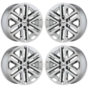 22" Ford F150 Expedition PVD Chrome wheels rims Factory OEM set 3993 EXCHANGE