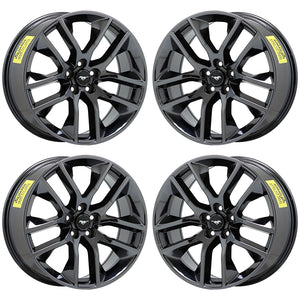 20" Ford Mustang Black Chrome wheels rims Factory OEM set 10039 EXCHANGE