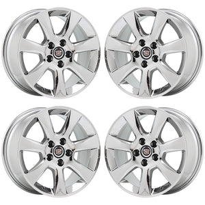 17" Cadillac ATS sedan PVD Chrome wheels rims Factory OEM set 4702